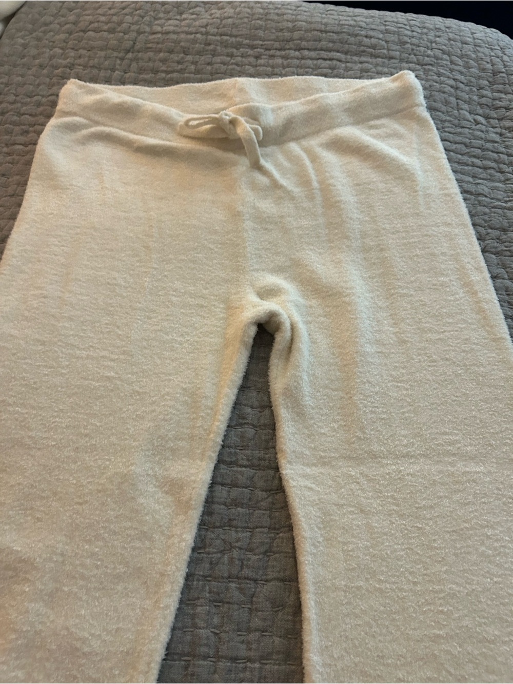 Women’s Barefoot Dreams Cozy Chic Lite lounge pants in pearl in Tall XL - Picture 2 of 6